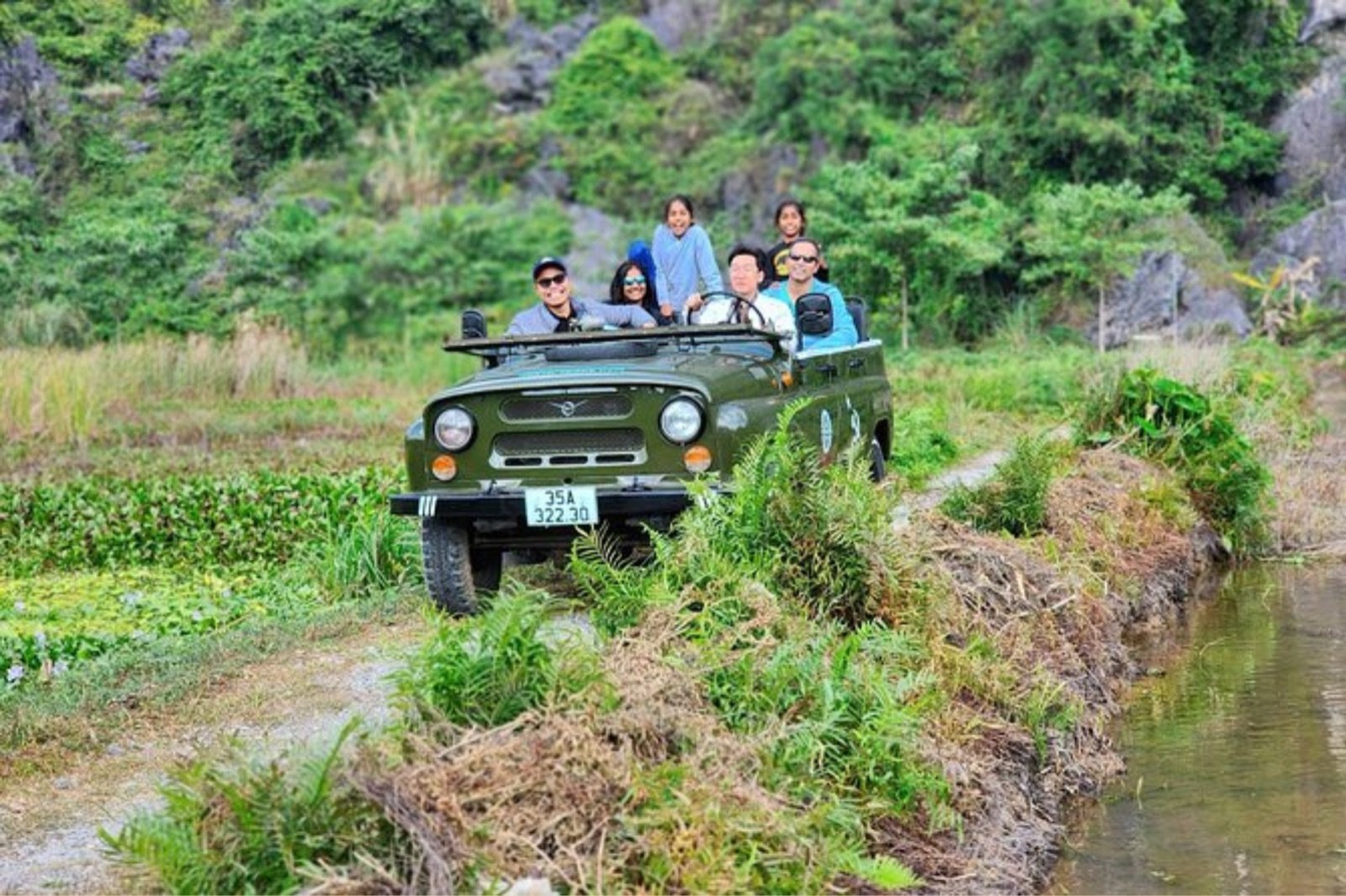 Ninh Binh Countryside Open-Air Jeep