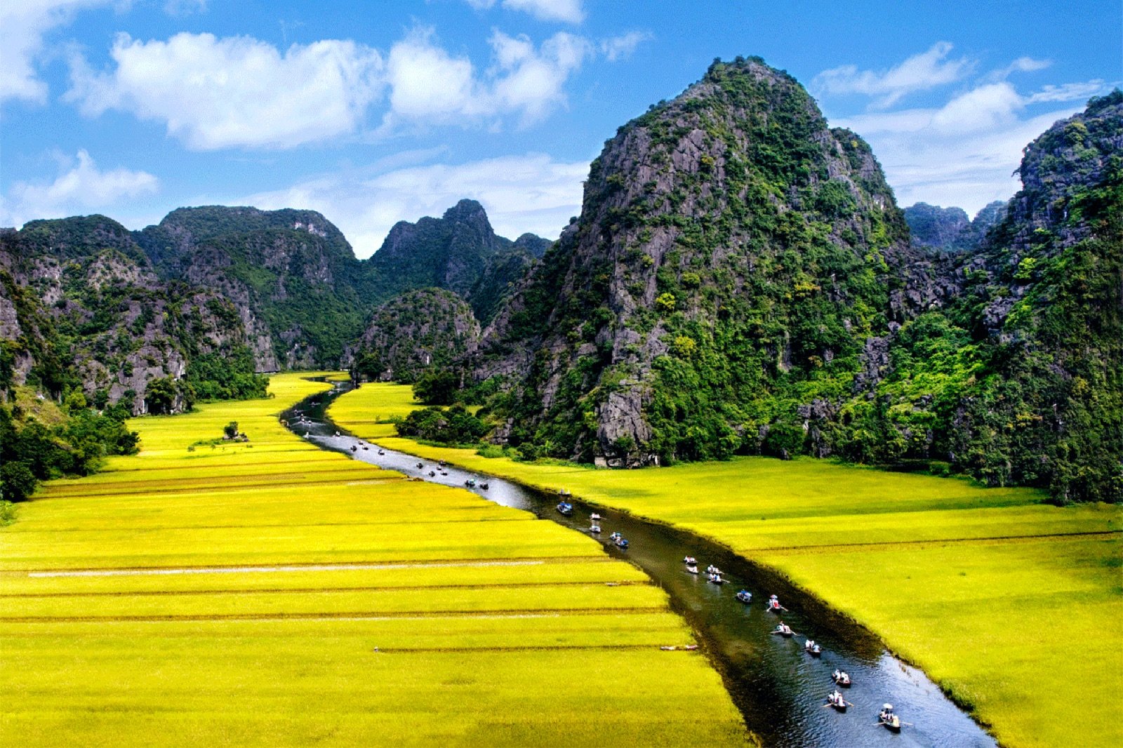 Tam Coc Sampan Boat Ride